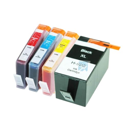 Cartouches d'encre 920XL compatibles OfficeJet 6500 7500A lot de 4