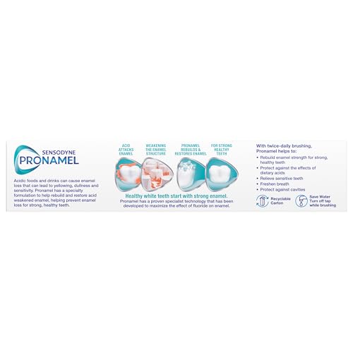 Sensodyne Pronamel Daily Protection Enamel Toothpaste for Sensitive Teeth, Mint Essence - 4 oz (Pack of 3) の商品画像 14