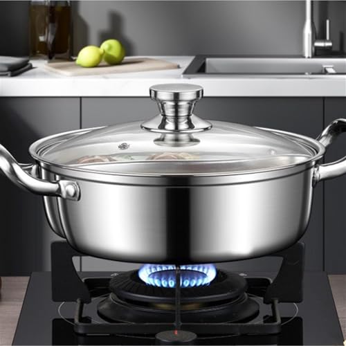 Olla Hot Pot con divisor acero inoxidable 32 cm miniatura 3