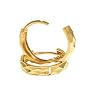 Ritastephens 14k Gold Hoop Earrings for Women | 2x12mm Diamond-Cut Design | Hypoallergenic & Nickel-Free Huggie Hoop Earrings for Daily Wear | Lightweight & Secure Clasp #1