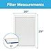 Filtrete 20x25x1 AC Furnace Air Filter, MERV 13, MPR 2200, Elite Allergen, Bacteria & Virus Filter, 3-Month Pleated 1-Inch Electrostatic Air Cleaning Filter, 2-Pack (Actual Size 19.69x24.69x0.78 in)