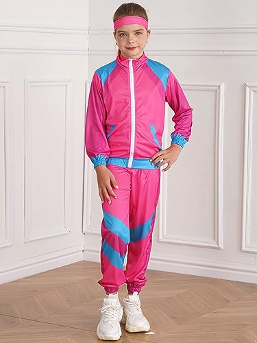 Disfraz deportivo retro 80s para niñas 8-10 años miniatura 4