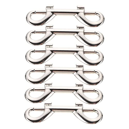 CIYODO 6pcs Pet Buckle Hook Pet Leash Hooks Detachable Swivel Snap Hooks Strong and Sturdy for Corrosive Environments