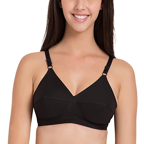 Image of SOUMINIE - U Shaped Back - 100% Cotton Full Figure Bra - Minimizer - Non Padded - Full Coverage Wirefree Seamed Bra