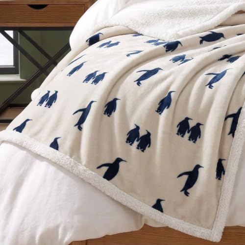 Eddie Bauer - Embossed Plush Throw Blanket for Couch or Bed, 50 x 60