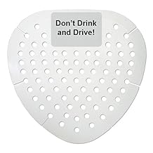 Secret Message Urinal Screen "Dont Drink and Drive" 10-Pack