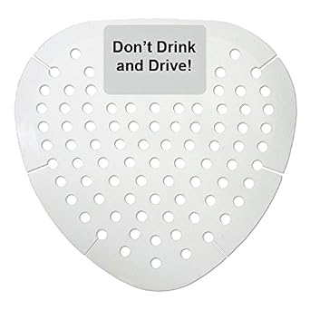 Secret Message Urinal Screen "Dont Drink and Drive" 10-Pack