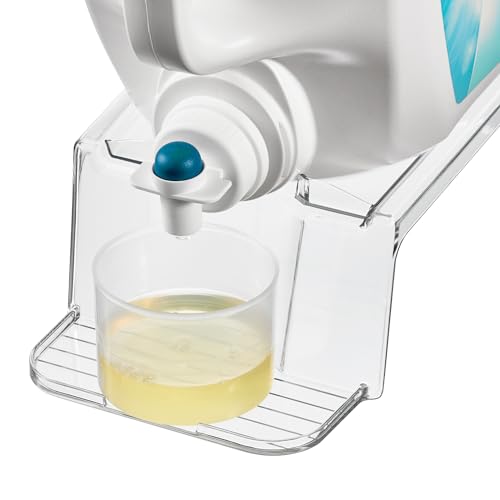 iDesign Laundry Detergent Holder, Liquid Detergent Stand for Laundry Room Organization, Clear by iDesign - Image 3