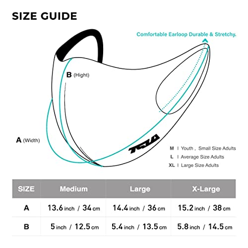 Tsla MZM01 Men & Women'S Copper Infused Face Mask thumb #6
