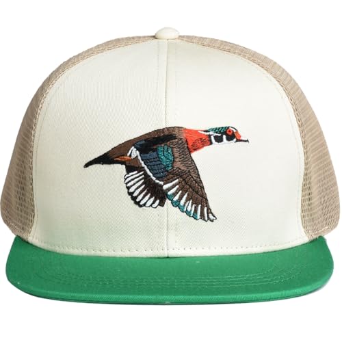 Image of EDTREK Outdoorsman Pro Trucker Breathable Mesh Performance Cap - Flat Brim Snapback Hat