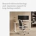 Steelcase Series 1 Office Chair - Ergonomic Work Chair with Wheels for Carpet - Helps Support Productivity - Weight-Activated Controls, Back Supports & Arm Support - Easy Assembly - Graphite, Light