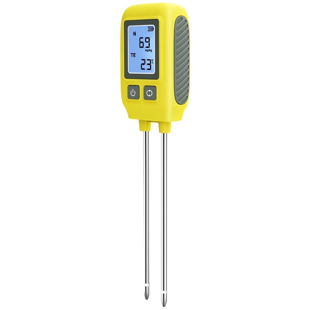 Analyser Meter 0-1999mg/kg Dual Needle Nitrogen Phosphorus Potassium Detector Soli Temp Fertility Tester Garden Farm