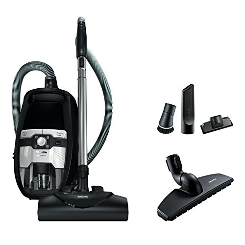Image of Miele Blizzard CX1 Electro & Bagless Canister Vacuum, Obsidian Black