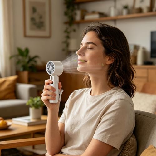 Ventilador de clip USB con rotación de 180 grados y batería recargable de gran velocidad 3