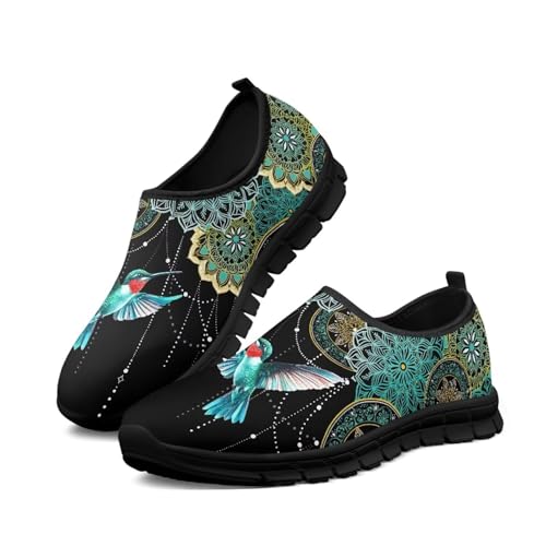 Image of Womens Slip On Walking Shoes Non Slip Loafer Breathable Holiday Travel Shoe Lightweight Casual Low Top Sneakers SizeUS 5.5-11.5