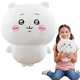 CHANGYUE Peluche Chikawa Kawaii, Figura de Peluche Linda, Almohada de Animal para decoración y Regalo (Oso Blanco de pie) (B)