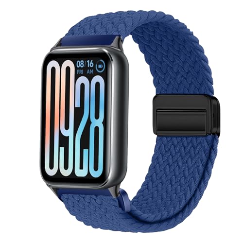 [KeeFos] �o���h Xiaomi Smart Band 9 Pro/Smart Band 8 Pro/Redmi Watch 6/Redmi Watch 5/4 �Ή� �����o���h �i�C�����f�� ���C�o�b�N�� �}�O�l�b�g���o�b�N�� �ւ��x���g �݊��� 