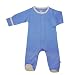 Babysoy Footie   (Baby) - Lake Blue-3-6 Months