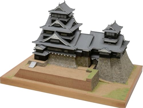 Woody Joe 1/150 Kumamoto Castle Wooden Model Building Kit (Building)