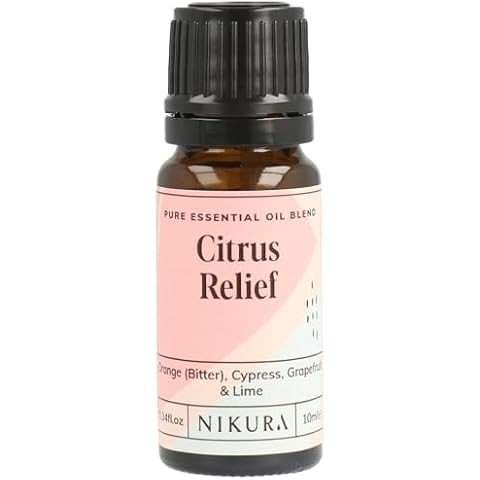 Nikura Citrus Relief Essential Oil Blend - 10ml Cover