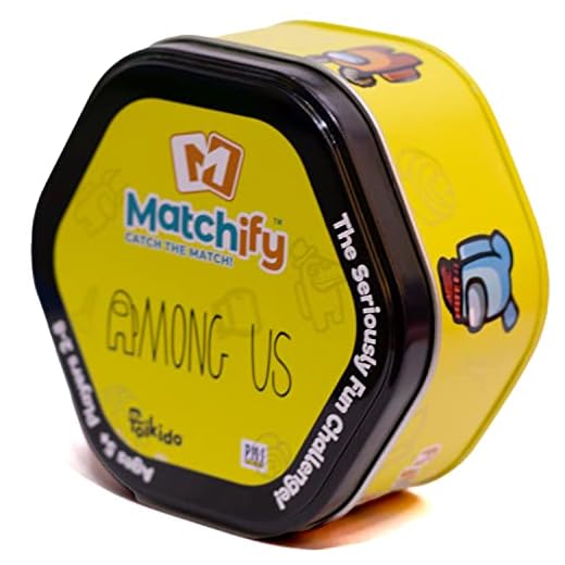 Matchify Card Game: Among Us Card Game| The Seriously Fun Challenge for Families Kids and Friends Travel Party Card Game - Catch The Match, Match Crewmates – Learning Game Easter Basket Stuffer