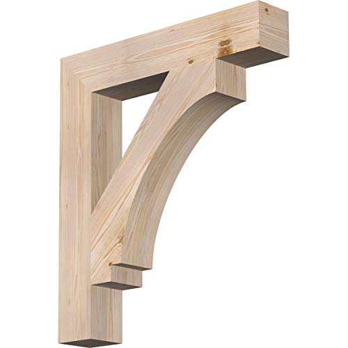 5 1/2"W x 32"D x 36"H Imperial Block Smooth Bracket, Douglas Fir
