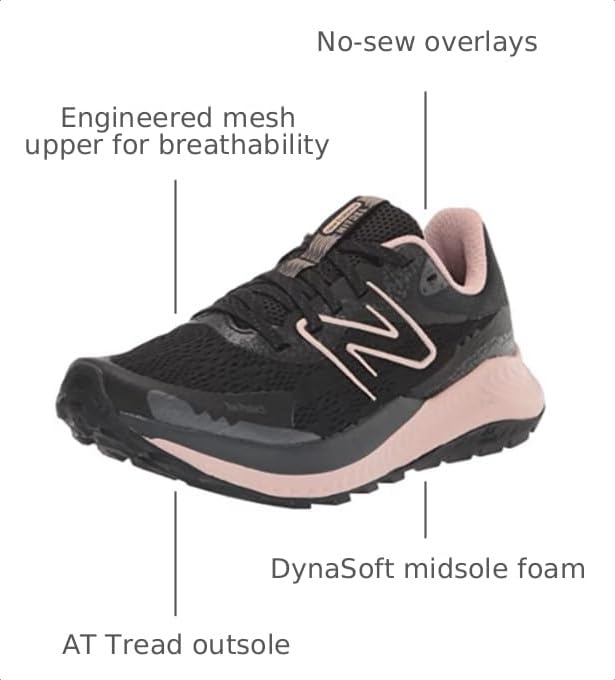 Image of New BalancewomensDynasoft Nitrel V5Black /Pink Sand8.5 Wide
