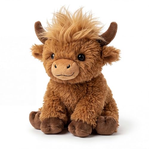 Numyawl Highland Cow Teddy 20 cm Soft Plush Toy Bear for Kids and Adults