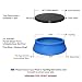 SAFANA 6ft Inflatable Pool Covers for Above Ground Pools Round Pool Cover for Inflatable Easy Set Pool with Elastic Band, Swimming Pool Windproof Dustproof