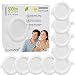 Produktbild Lumare LED Einbaustrahler 4W 230V IP44 Ultra flach 9er Set Wohnzimmer, Badezimmer Einbauleuchten weiss 45mm Einbautiefe Mini Slim Decken Spot warmweiß