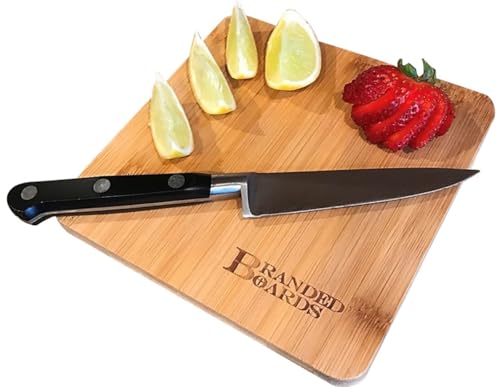Branded Bamboo Cutting Board, Small, All Natural, 1 Pack