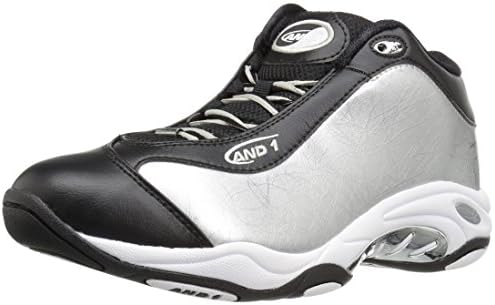 G*O様 未使用 and 1 tai chi 10.5 アンドワン AND 1 Men's Tai Chi Basketball Shoe, Silver/Black/White, 8.5