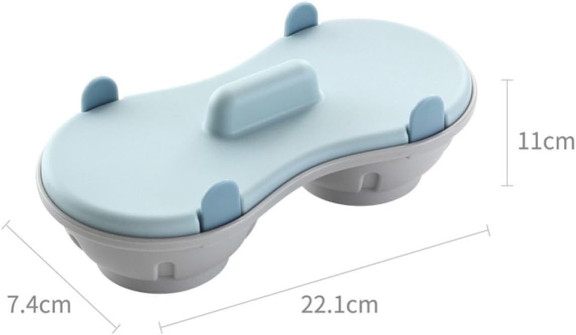 Microwave Egg Steamer with Two Compartments, PP Poached Eggs image 2