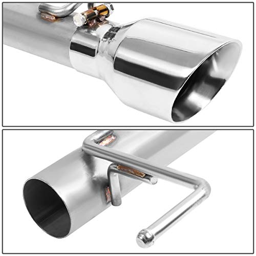 Dna Motoring Cbe-Mu-Fm15-50L 4 Inches Od Exhaust Tip Stainless Steel Axle Cat Back System Kit #TOP2