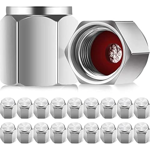 20 Pieces Aluminum Tire Valve Stem Caps Cover
