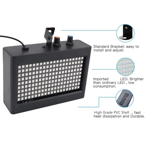 Luz Estroboscópica, Efeitos de Iluminação Versáteis, Plugue Americano Ac90-240v, Luz de Palco Ajustá