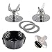 YUANMI Ustensiles de Cuisine Pièces de Rechange Ajustez pour Oster & Osterizer Blender Glace Blades 4961 4980 Joint Couplage Stud Slinger Kit de Broche Slinger Cuisiner