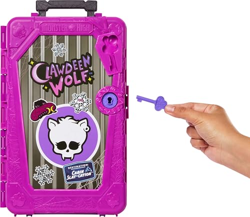 Muñeca Monster High Skulltimate Secrets Clawdeen Wolf con cabaña terrorífica JMG65 3