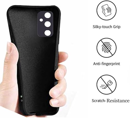 Image of A rtistque Clear Hard Transparent Acrylic Armor Anti-Drop Shockproof TPU Edge Back Cover Case for Samsung Galaxy A34 5G - Black