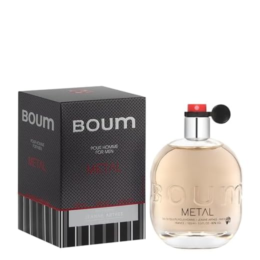 JEANNE ARTHES Boum Homme Métal Eau de Toilette 100 ml