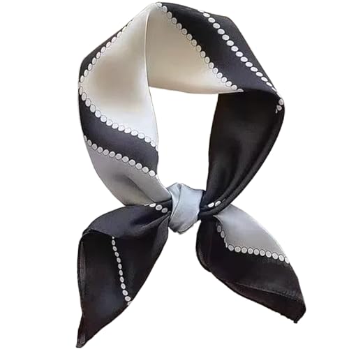 CODCOS 27.5 Inch Silk Feeling Scarf for Women Square Satin