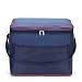 ZAAQ 35L Grand Sac Isotherme de avec Plus de Sacs de Glace Sac à Lunch Pique-Nique extérieur réfrigérateur Bolsa Sac Thermique pour Voyage,Bleu