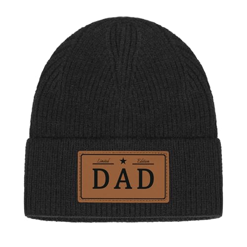 Dad Beanie,Dad Gifts from Wife Daughter Son for Christmas Birthday to Father，Winter Hats for Husband