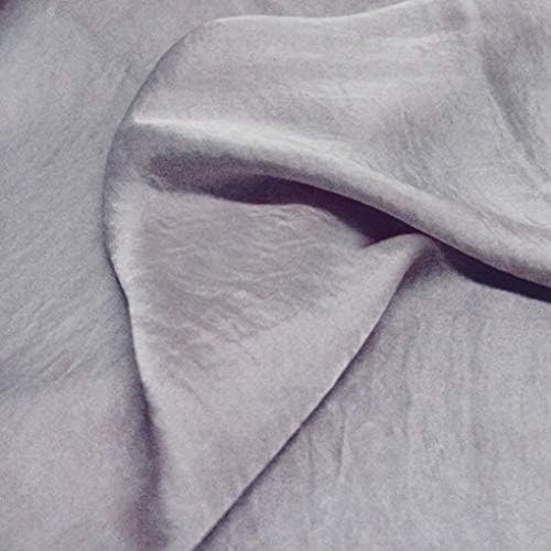 Silky Satin Chiffon Fabric - Reversible Stylish Fabric Style-455 (Sand)