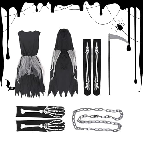 Juego de disfraces de Halloween genérico para niños | Juego de miedo para disfraz de vampiro zombie carnaval
