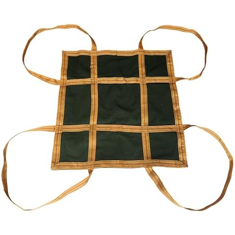 Hokoad Cargo Lifting Pad Net, Heavy Duty Safety Lifting Cargo Net Lifting Net for Construction Rigging Moving Towing Hoisting Work Gear (39.37 * 39.37inch) Cover