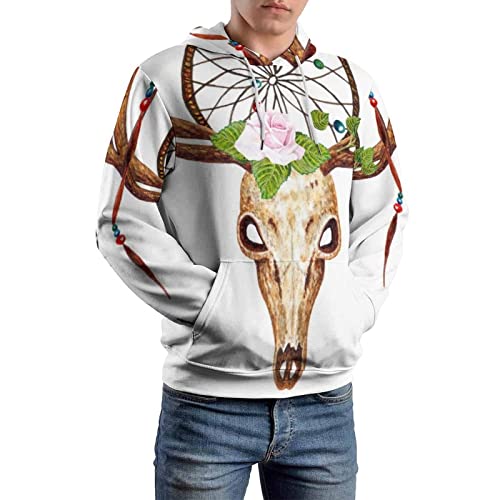 Cobivi Mens Hoodies 3D Print Hoodie Streetwear Pullover Sweatshirt Jacket Men Tracksuit-Animal 4Xl #TOP3