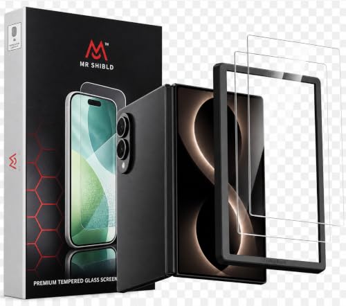 Image of Mr.Shield [2 Pack] Easy-X Tempered Glass Screen Protector for Z Fold 8