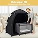 Funyoo Pop Up Blackout Tent for Babbies and Toddlers, One Click Setup Baby Travel Crib Tent, Blackout Cover for Pack N Play and Baby Crib