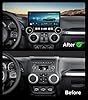 11.5" Dual Knob Android 13 Car Stereo for Jeep Wrangler JK (2007-2018) Dodge Ram 1500 (2009-2012) - 4G+64G Radio Upgrade with Wireless CarPlay Android Auto, QLED Touch Screen, 1080P Backup Camera